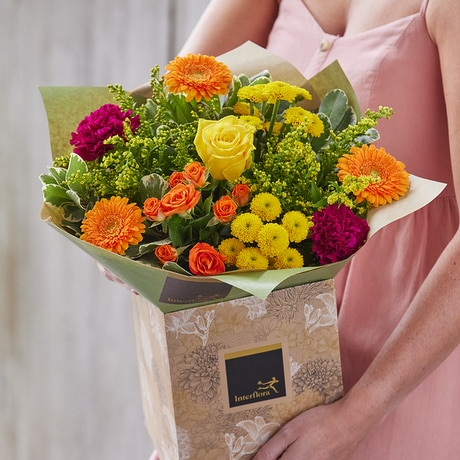 Classic Autumn Bouquet Without Lilies Flower Arrangement