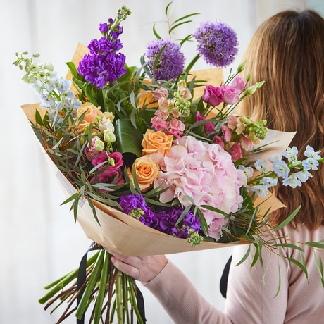 Lily free hand-tied bouquet made with the finest flowers Flower Arrangement